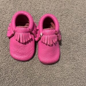 Freshly Picked Pink Baby Moccasins size 2